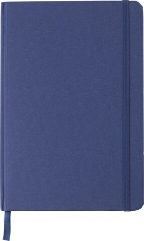Notizbuch aus recyceltem Karton (A5) Evangeline – Kobaltblau bedrucken, Art.-Nr. 023999999_1015150