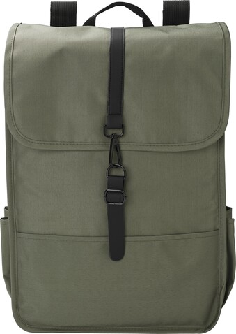 Rucksack Lyric | Recycelt | Laptop 17" | 12 l – Grün bedrucken, Art.-Nr. 004999999_1015154