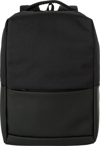 Rucksack Oscar | Polyester | Laptop 15" | 6 l – Schwarz bedrucken, Art.-Nr. 001999999_1024147