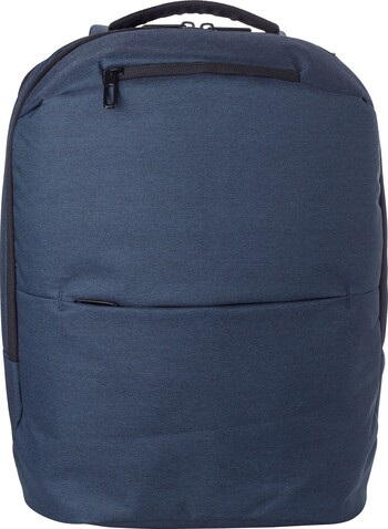 Rucksack Nicolas | Polyester | Laptop | 13 l – Blau bedrucken, Art.-Nr. 005999999_1024156