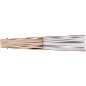 HandfÃ¤cher Rosanne | Stoff | Holzgriff – gebrochenes weiß bedrucken, Art.-Nr. 112999999_1041510