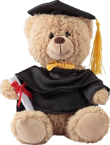 Plüsch-Graduierungsbär Magnus – custom/multicolor bedrucken, Art.-Nr. 009999999_1041694