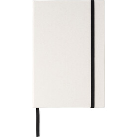 Notizbuch Hudson | A5 | Liniert – Schwarz/weiß bedrucken, Art.-Nr. 040999999_1042028