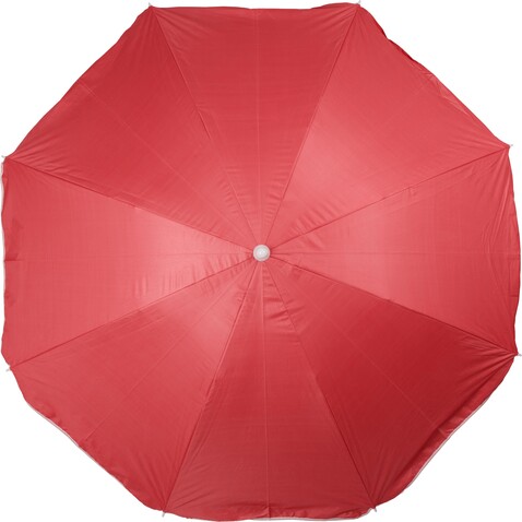 190T Polyester Sonnenschirm Elsa – Rot bedrucken, Art.-Nr. 008999999_1042178