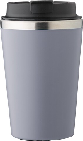 PP-Reisebecher Shay – Grau bedrucken, Art.-Nr. 003999999_1042451