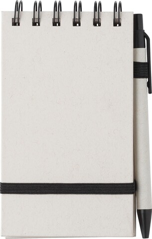 Notizbuch Martha | Recycelt | A6 – Schwarz/weiß bedrucken, Art.-Nr. 040999999_1042892 Notizbuch Martha | Recycelt | A6 – Schwarz/weiß bedrucken, Art.-Nr. 040999999_1042892