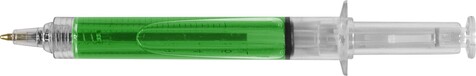 Kugelschreiber Dr. David | Spritzenform – Hellgrün bedrucken, Art.-Nr. 029999999_1063