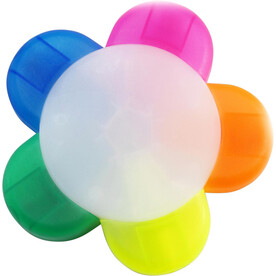Textmarker aus Kunststoff Brodie – custom/multicolor bedrucken, Art.-Nr. 009999999_1071