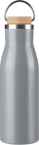 Recycelte Edelstahlflasche Aline – Grau bedrucken, Art.-Nr. 003999999_1096834