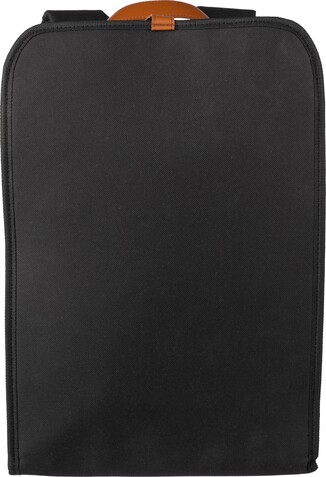 rPET (600D) Polyester-Rucksack Ralf – Schwarz bedrucken, Art.-Nr. 001999999_1096835