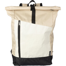 Rucksack Marlene | Rollverschluss | 25 l – beige bedrucken, Art.-Nr. 357999999_1096838