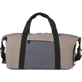 Polyester (600D) Reisetasche Ines – taupefarben bedrucken, Art.-Nr. 113999999_1096879