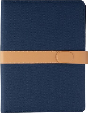 rPET-Faltmappe A4 Sven – Blau bedrucken, Art.-Nr. 005999999_1097176