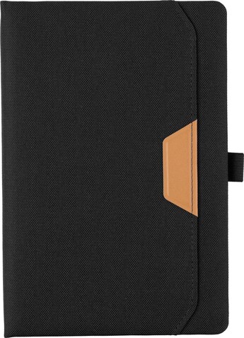 rPET-Notizbuch A5 Thorsten – Schwarz bedrucken, Art.-Nr. 001999999_1097177