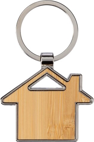 Schlüsselhalter aus Zinklegierung Bernd – Braun bedrucken, Art.-Nr. 011999999_1097198