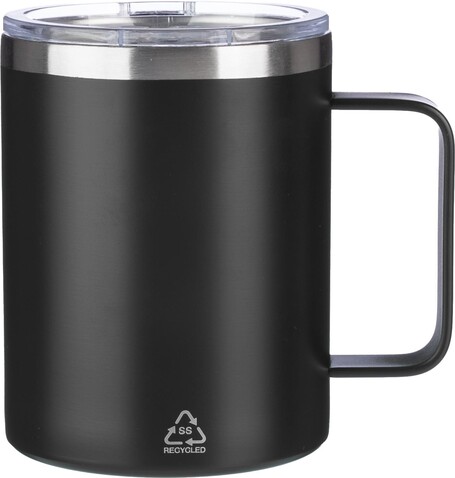 Doppelwandiger Thermobecher Renate | 300 ml – Schwarz bedrucken, Art.-Nr. 001999999_1097560