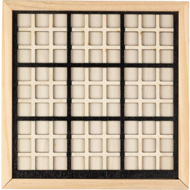 Holz-Sudoku-Spiel Christa – Braun bedrucken, Art.-Nr. 011999999_1097589 Holz-Sudoku-Spiel Christa – Braun bedrucken, Art.-Nr. 011999999_1097589