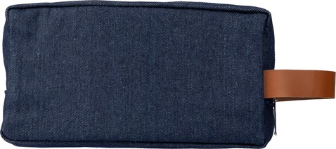 Kulturtasche Marianne | Denim | 2,8 l – Blau bedrucken, Art.-Nr. 005999999_1103672