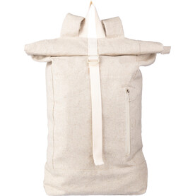 Hanf (280 gr/m2) Rolltop Rucksack Margarete – Khaki bedrucken, Art.-Nr. 013999999_1103678