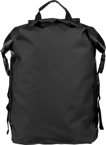 Plane (250D) Roll-Top-Rucksack Hermann – Schwarz bedrucken, Art.-Nr. 001999999_1105800