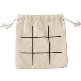 Natürliches Holz-Tic-Tac-Toe-Spiel Waltraud – Khaki bedrucken, Art.-Nr. 013999999_1107132