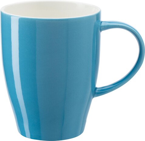 Becher aus Porzellan Paula – Hellblau bedrucken, Art.-Nr. 018999999_1124