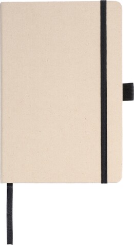 Zuckerrohr Notizbuch (A5) Friedrich – Schwarz bedrucken, Art.-Nr. 001999999_1148542