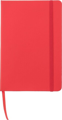 PU-Notizbuch (A5) Bradley – Rot bedrucken, Art.-Nr. 008999999_1148543