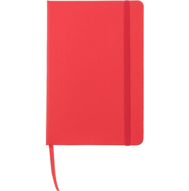 PU-Notizbuch (A5) Bradley – Rot bedrucken, Art.-Nr. 008999999_1148543
