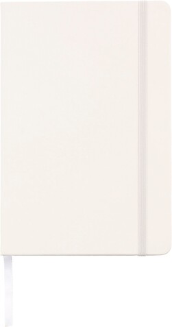Notizbuch Bradley | A5 | Kariert – Weiß bedrucken, Art.-Nr. 002999999_1148543
