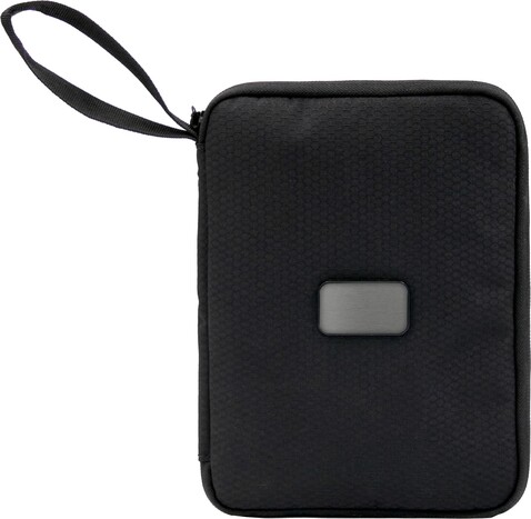 BrandCharger Rover Reisegeldbörse – Schwarz bedrucken, Art.-Nr. 001999999_1163669