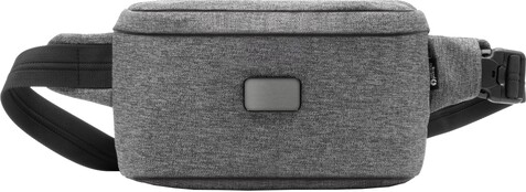 BrandCharger Schultertasche Crosspack | RFID-Schutz – Grau bedrucken, Art.-Nr. 003999999_1163671