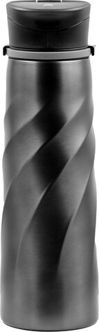 BrandCharger Trinkflasche Vortex Athletica | 1 l – stahlgrau bedrucken, Art.-Nr. 411999999_1163677