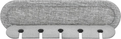 BrandCharger Cabledock Kabelhalter – Grau bedrucken, Art.-Nr. 003999999_1163679