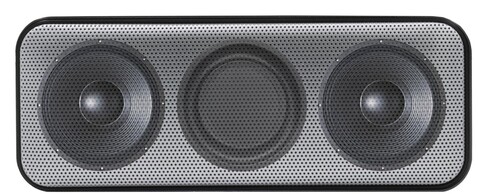 BrandCharger Drahtloser Lautsprecher Nano Pro – Schwarz/Silber bedrucken, Art.-Nr. 050999999_1163682