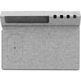 BrandCharger Kabelloses Ladegerät Evopad – Grau bedrucken, Art.-Nr. 003999999_1163686