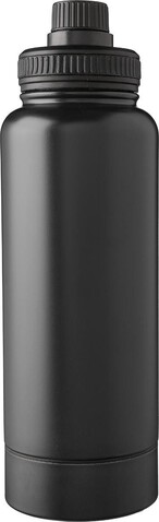 Trinkflasche Nathaniel | 1 l – Schwarz bedrucken, Art.-Nr. 001999999_1171142
