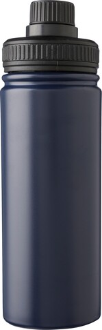 Doppelwandige Edelstahl-Trinkflasche 500 ml Tschad – Blau bedrucken, Art.-Nr. 005999999_1171296