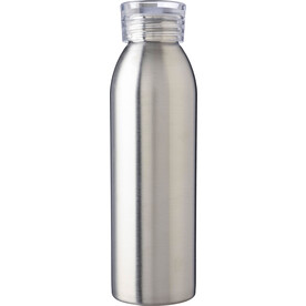 Einwandige Edelstahl-Trinkflasche 650 ml Cindy – Silber bedrucken, Art.-Nr. 032999999_1171297 Einwandige Edelstahl-Trinkflasche 650 ml Cindy – Silber bedrucken, Art.-Nr. 032999999_1171297