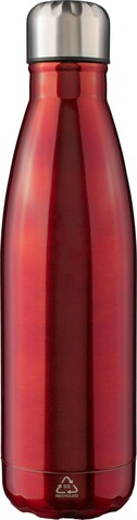 Trinkflasche Sumatra | Recycelt | 650 ml – Rot bedrucken, Art.-Nr. 008999999_1171299