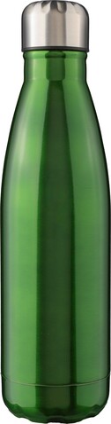 Recyceltem trinkflasche(650 ml) aus Edelstahl Sumatra – Grün bedrucken, Art.-Nr. 004999999_1171299