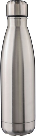Doppelwandige Edelstahlflasche 500 ml Clifford aus recyceltem Stahl – Silber bedrucken, Art.-Nr. 032999999_1171300