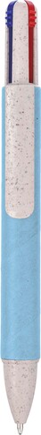 Kugelschreiber Deborah | Karton und Weizenstroh | 4 Farben – Hellblau bedrucken, Art.-Nr. 018999119_1171446