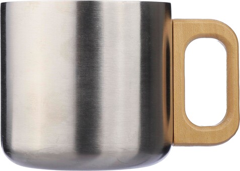 Becher Dwight | Edelstahl | Holzgriff | 400 ml – Silber bedrucken, Art.-Nr. 032999999_1172207 Becher Dwight | Edelstahl | Holzgriff | 400 ml – Silber bedrucken, Art.-Nr. 032999999_1172207