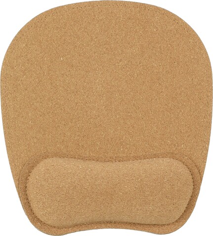 Mauspad Edwin | Kork | Ergonomisch – Braun bedrucken, Art.-Nr. 011999999_1172210
