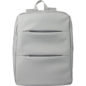PU 15 Zoll Laptop-Rucksack Felicia – Grau bedrucken, Art.-Nr. 003999999_1172253
