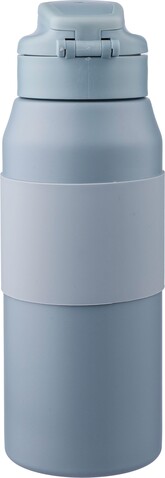 Trinkflasche Katie | Edelstahl | 800 ml – pastellblau bedrucken, Art.-Nr. 363999999_1172550