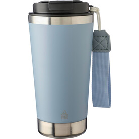 Doppelwandiger Trinkbecher aus recyceltem Edelstahl 500 ml Kayla – pastellblau bedrucken, Art.-Nr. 363999999_1172551 Doppelwandiger Trinkbecher aus recyceltem Edelstahl 500 ml Kayla – pastellblau bedrucken, Art.-Nr. 363999999_1172551