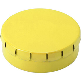 Pfefferminzdose Anika | Klickdeckel – Gelb bedrucken, Art.-Nr. 006999999_1616