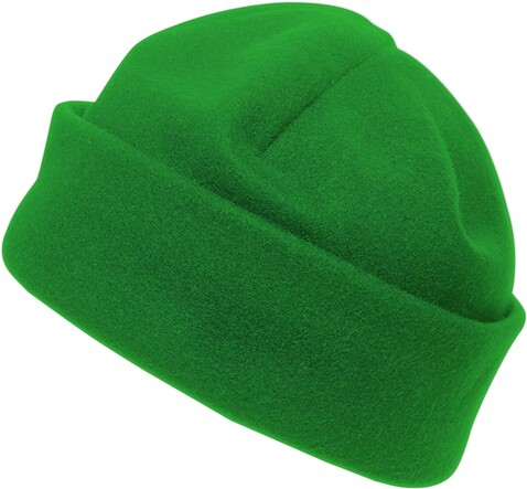 Fleece-Mütze Elliana | 200 g/m² – Grün bedrucken, Art.-Nr. 004999999_1741